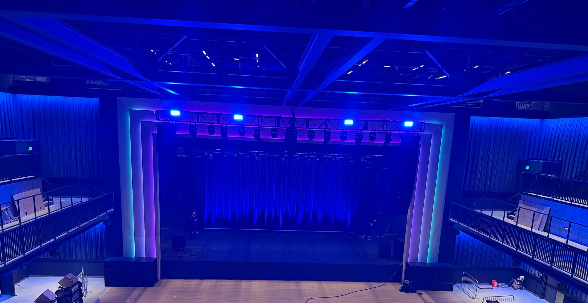 Channel 24 music venue stage, Sacramento